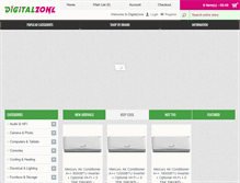 Tablet Screenshot of digitalzone.com.mt