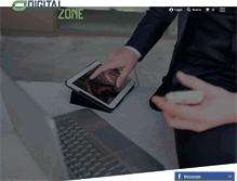 Tablet Screenshot of digitalzone.com.br